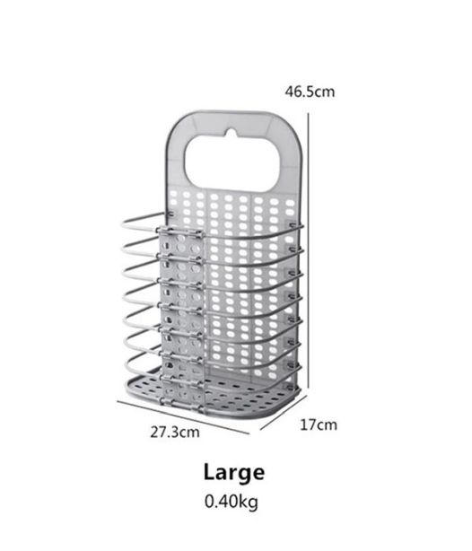 Cesta De Almacenamiento Plegable De Plástico Negro 28 L 3 Un
