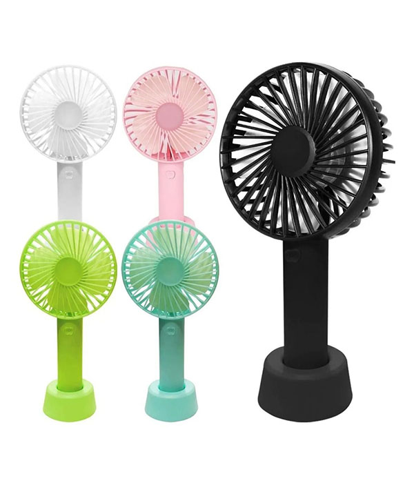 ventilador de mano recargable color