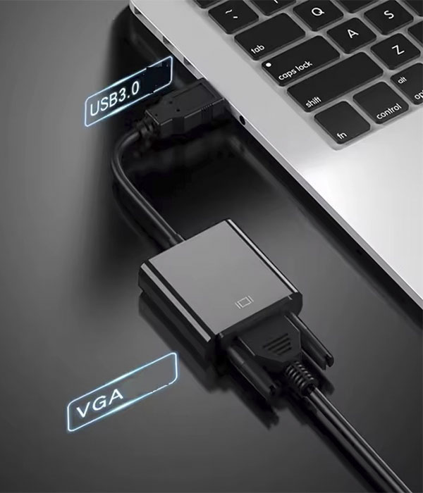 adaptador usb a vga uso