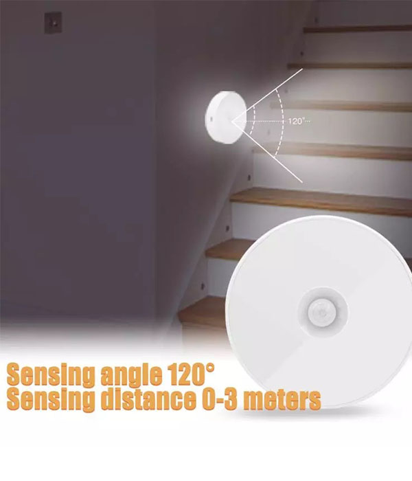 luz led sensor angulo